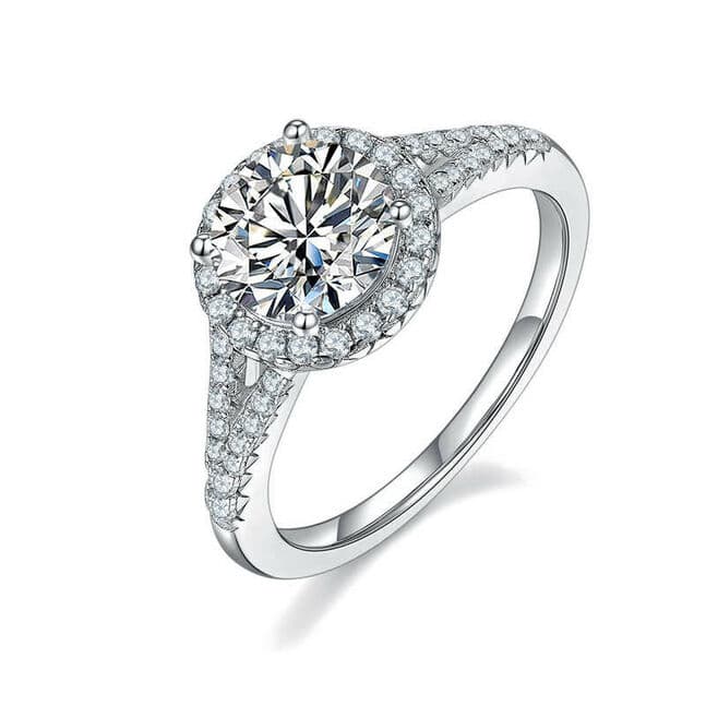 1.5 CT МОИССАНИТ АЛМАЗАН СҮЙН БӨГЖ